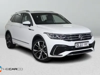 Used VW Tiguan Allspace R-line 150 HP (110 kW) 2022 White SUV