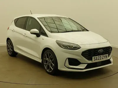 Used Ford Fiesta ST-Line 100 HP (73 kW) 2023 White Hatchback