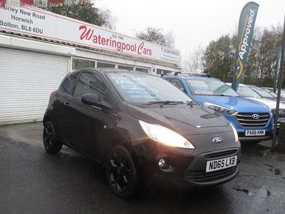Black Used 2015 Ford Ka Zetec Hatchback | £4,375 (Fair price)