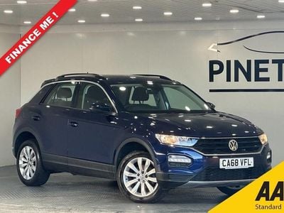 Used VW T-Roc SE 115 HP (84 kW) 2018 Blue SUV