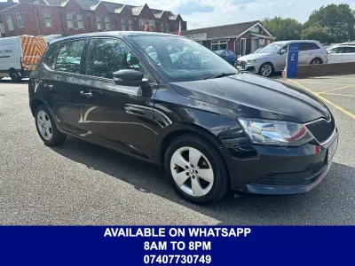 Used Skoda Fabia SE 90 HP (66 kW) 2015 Black Hatchback