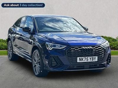 Used Audi Q3 Black Edition 147 HP (108 kW) 2025 Blue SUV