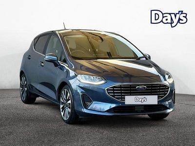 Used Ford Fiesta Titanium 2022 Blue Hatchback