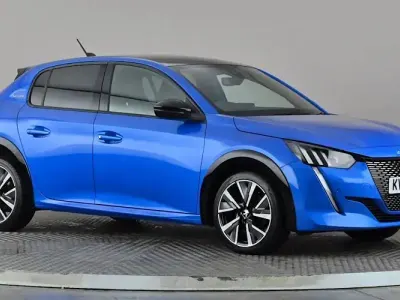 Used Peugeot 208 GT-line 102 HP (75 kW) 2020 Blue Hatchback