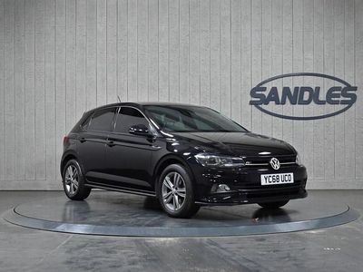 Used VW Polo R-line 115 HP (84 kW) 2018 Black Hatchback