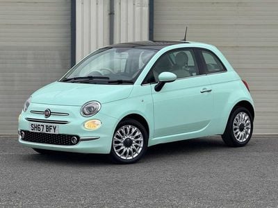 Used Fiat 500 Lounge 69 HP (50 kW) 2017 Green Hatchback