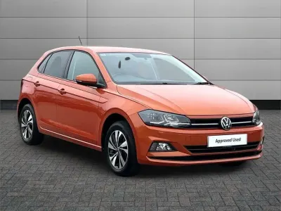 Used VW Polo Match 95 HP (69 kW) 2021 Orange Hatchback