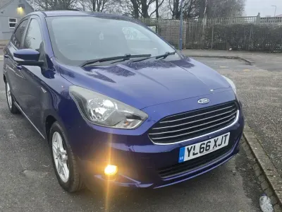 Used Ford Ka Plus Zetec 85 HP (62 kW) 2017 Blue Hatchback