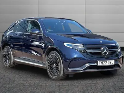 Used Mercedes EQC400 AMG Line Premium Plus 300 kW (408 HP) 2022 Blue SUV