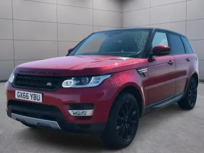 Used Land Rover Range Rover HSE 306 HP (225 kW) 2016 Red SUV