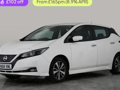 Used Nissan Leaf Acenta 110 kW (150 HP) 2019 White Hatchback