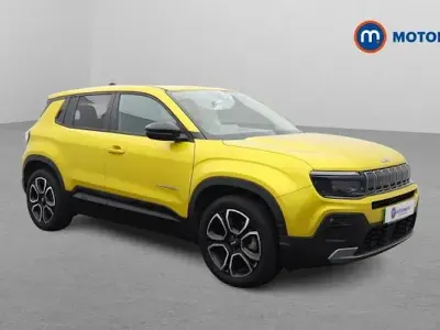 Used Jeep Avenger EV Summit 114 kW (156 HP) 2025 Yellow SUV