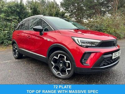 Used Vauxhall Crossland Ultimate 110 HP (80 kW) 2022 Red SUV