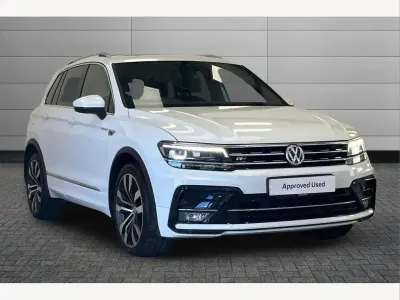 Used VW Tiguan R-line 150 HP (110 kW) 2020 Pure white SUV