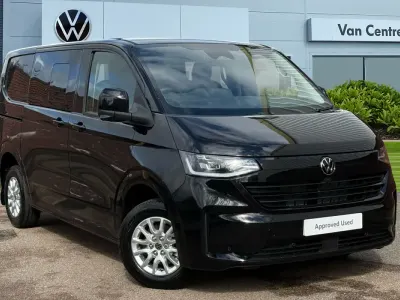 New VW T7 Pro 150 HP (110 kW) 2025 Black Van
