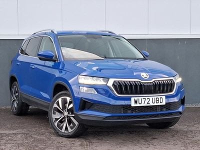 Used Skoda Karoq SE L 150 HP (110 kW) 2022 Blue SUV