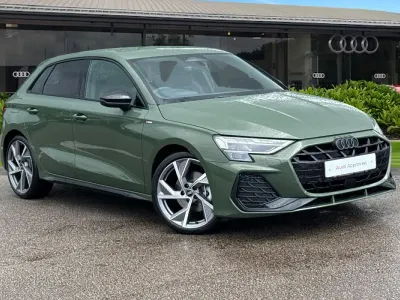 Used Audi A3 Black Edition 150 HP (110 kW) 2026 Green Hatchback