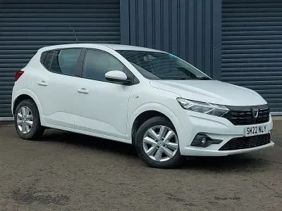 Używany Dacia Sandero Comfort 91 KM (66 kW) 2022 Biały Hatchback