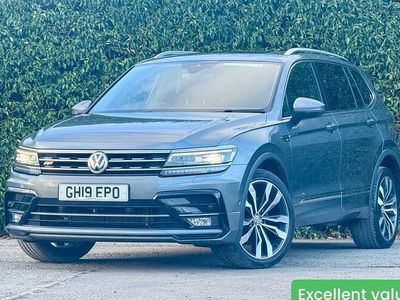 Grey Used 2019 VW Tiguan Allspace R-line SUV | £23,990 (Good price)