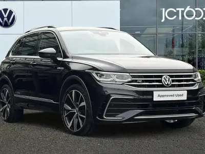 Used VW Tiguan R-line 150 HP (110 kW) 2021 Black SUV