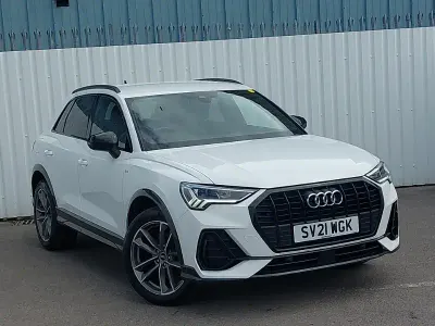 Used Audi Q3 Black Edition 150 HP (110 kW) 2021 White SUV