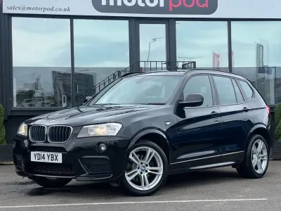 Used BMW X3 M Sport 184 HP (135 kW) 2014 Black SUV