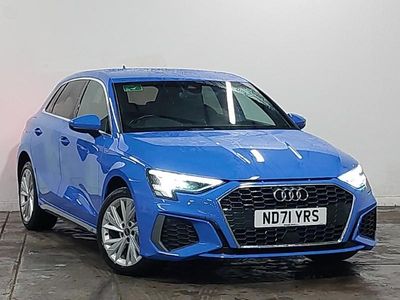 Blue Used 2021 Audi A3 e-tron S-Line Hatchback | £18,498 (Fair price)