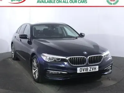 Used BMW 520 Competition Edition 190 HP (139 kW) 2018 Blue Sedan
