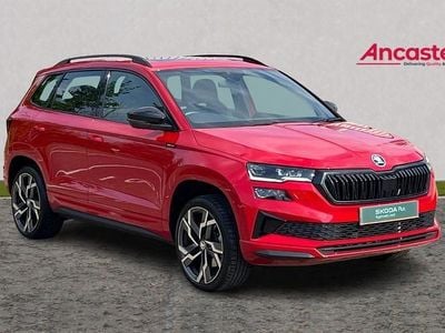 Used Skoda Karoq SportLine 150 HP (110 kW) 2024 Red SUV