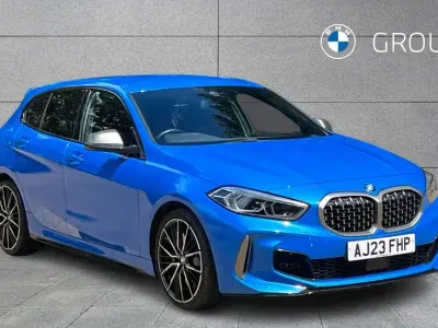 Used BMW M135 Shadowline 306 HP (225 kW) 2023 Blue Hatchback