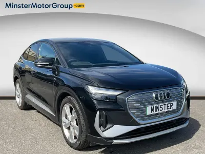 Used Audi Q4 e-tron S-Line 150 kW (204 HP) 2023 Black SUV