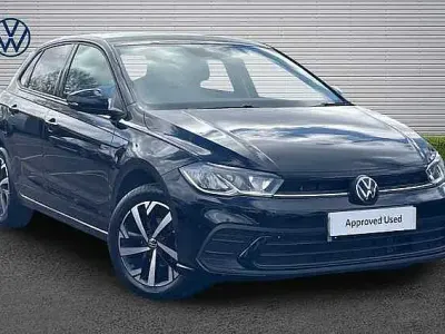 Used VW Polo Match 95 HP (69 kW) 2025 Black Hatchback