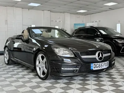 Used Mercedes SLK250 AMG 204 HP (150 kW) 2015 Black Cabriolet