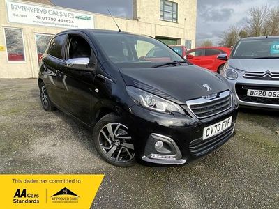 Used Peugeot 108 Collection 2020 Black Hatchback