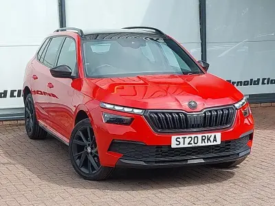 Used Skoda Kamiq Monte Carlo 116 HP (85 kW) 2020 Red SUV