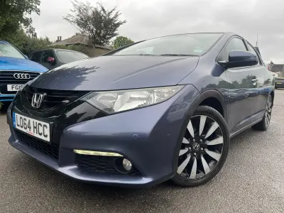 Used Honda Civic SE Plus 2014 Blue Hatchback