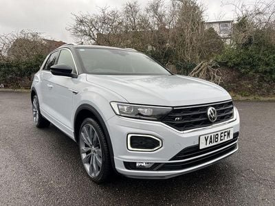 Silver Used 2018 VW T-Roc R-line SUV | £15,450 (Good price)