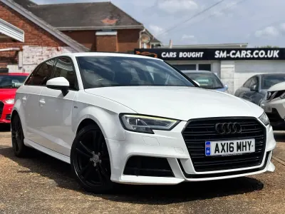 Used Audi A3 Sportback Sport 150 HP (110 kW) 2016 White Hatchback