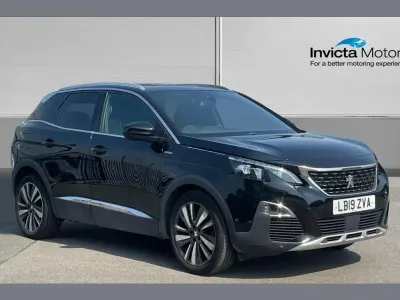 Used Peugeot 3008 GT-line 131 HP (96 kW) 2019 Black SUV