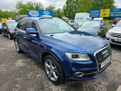 Begagnad Audi Q5 S-line plus 2015 Blå SUV