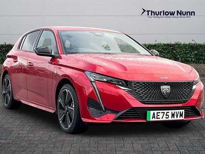 Elixir red New 2025 Peugeot e-308 GTi Hatchback | £37,990 (Expensive)