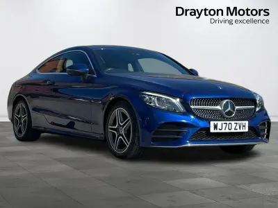 Used Mercedes C200 AMG Line Premium 2020 Blue Coupe