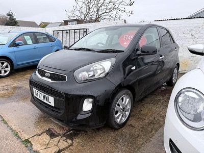 Used Kia Picanto 65 HP (47 kW) 2017 Black Hatchback