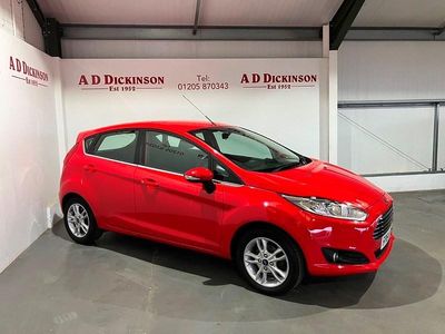 Red Used 2014 Ford Fiesta Zetec Hatchback | £5,450 (A bit pricey)