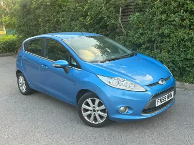 Used Ford Fiesta Zetec 2009 Blue Hatchback