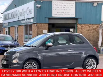 Used Fiat 500 Mirror 69 HP (50 kW) 2018 Grey Hatchback