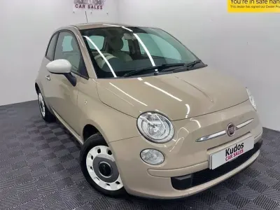 Used Fiat 500 69 HP (50 kW) 2015 Beige Hatchback