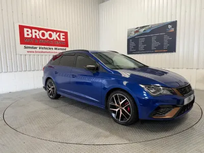 Begagnad Seat Leon FR 180 HK (132 kW) 2018 Blå Kombi