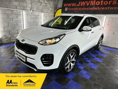Used Kia Sportage GT-Line 114 HP (83 kW) 2017 White SUV