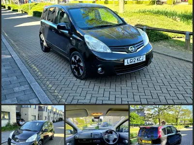 Used Nissan Note N-TEC 110 HP (80 kW) 2012 Black Hatchback